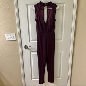 Mind Code Dark Purple Jumpsuit Women’s Medium